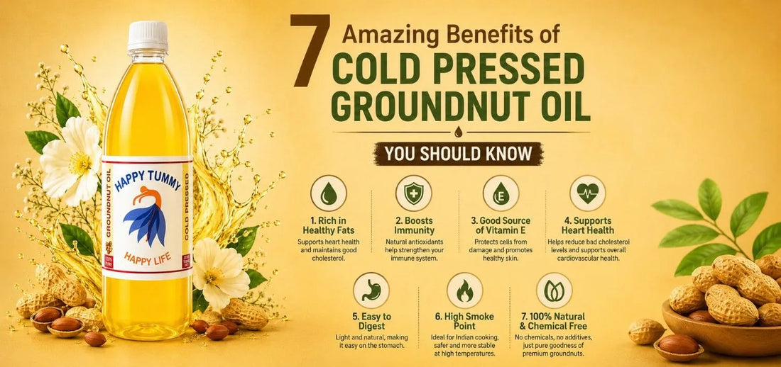 7 Amazing Benefits of Cold Pressed Groundnut Oil You Should Know