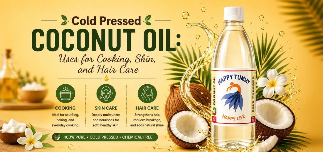 Cold Pressed Coconut Oil: Uses for Cooking, Skin, and Hair Care