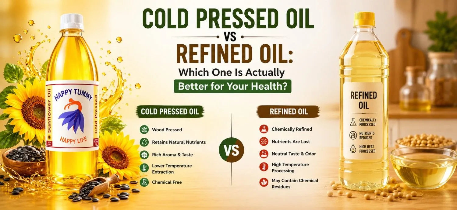 Cold Pressed Oil vs Refined Oil: Which One Is Actually Better for Your Health?
