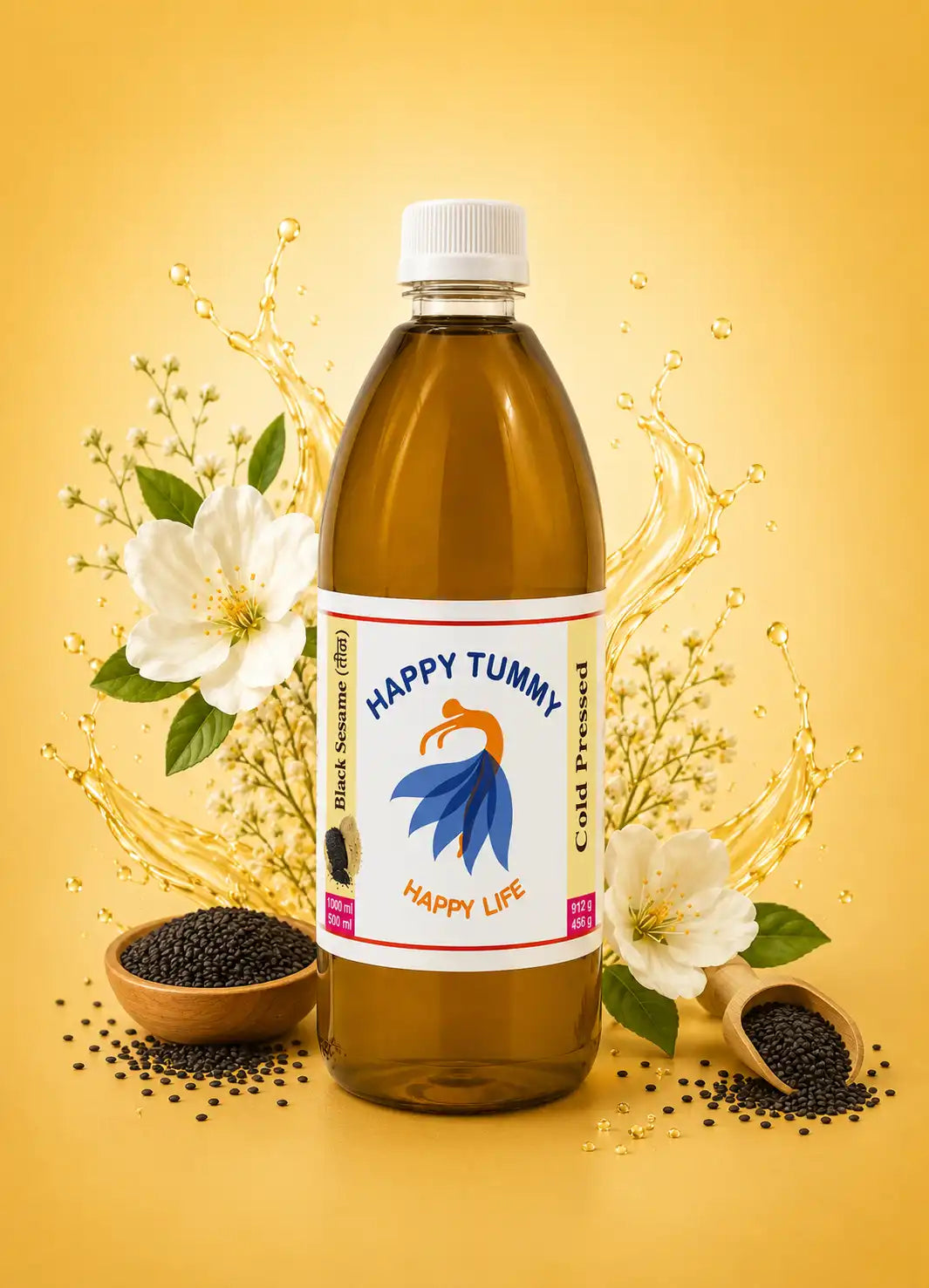 happy tummy black sesame oil