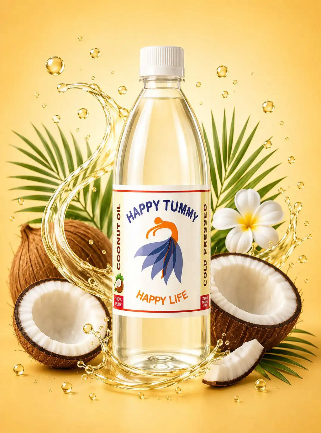 happy tummy coconut oil