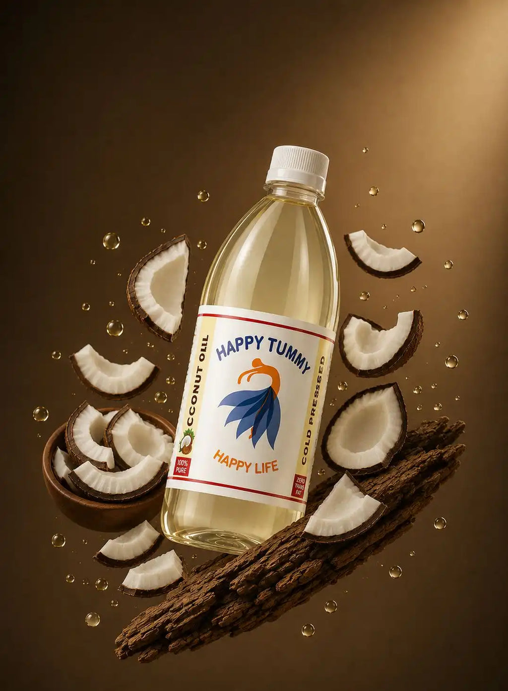 happy tummy coconut oil